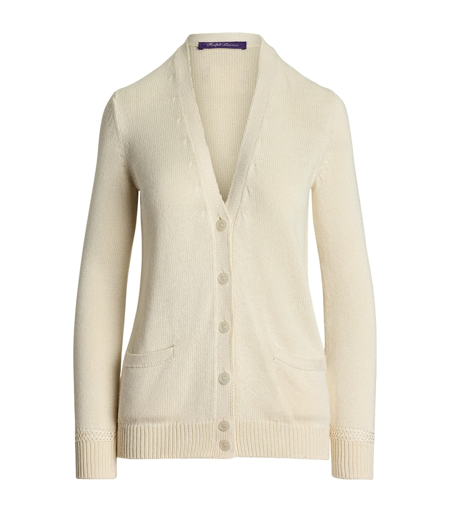 White Mulberry Silk Cardigan