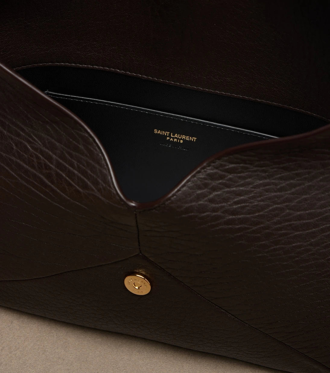 Saint Laurent - Cassandre leather pouch