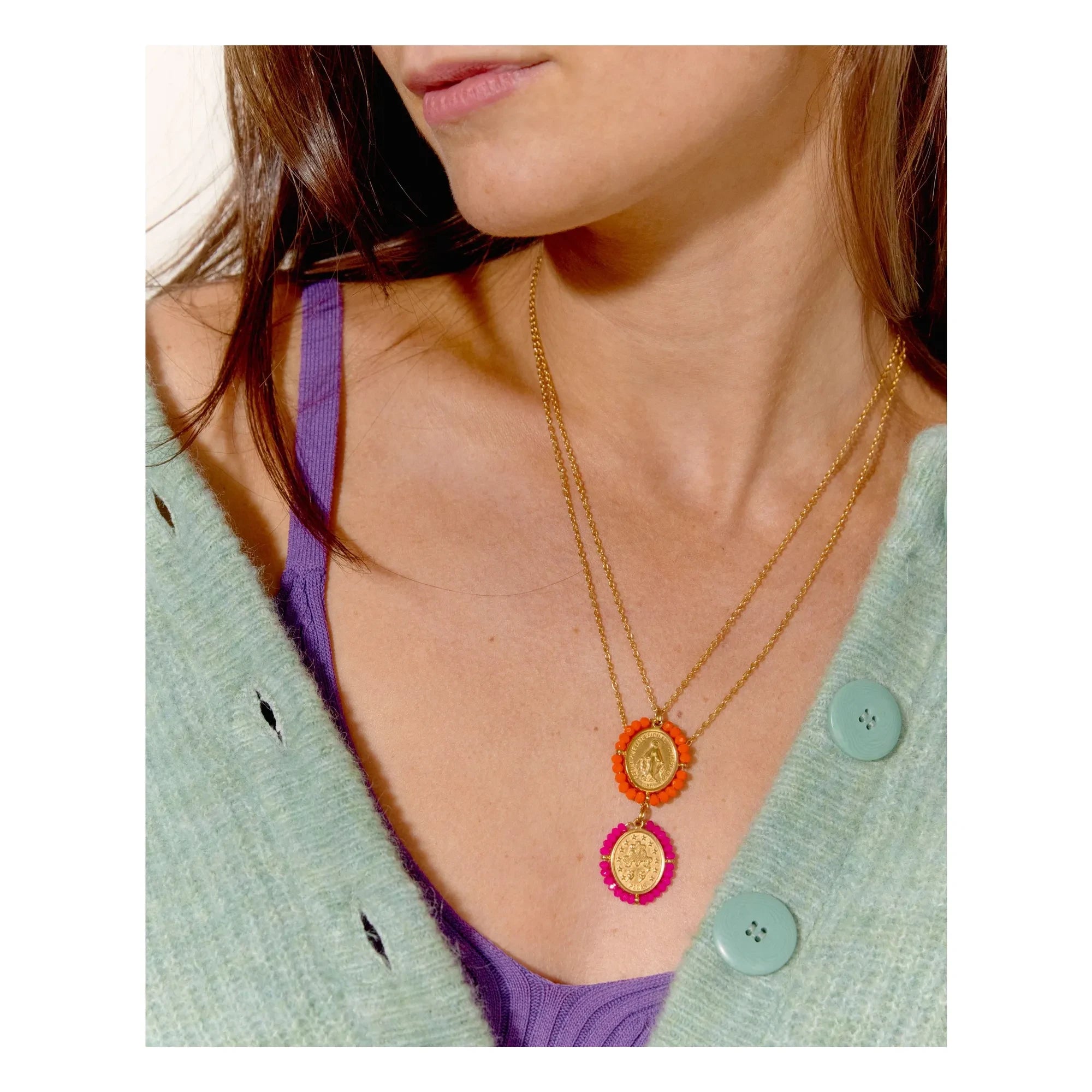 Palas - Santa Maria necklace | Orange