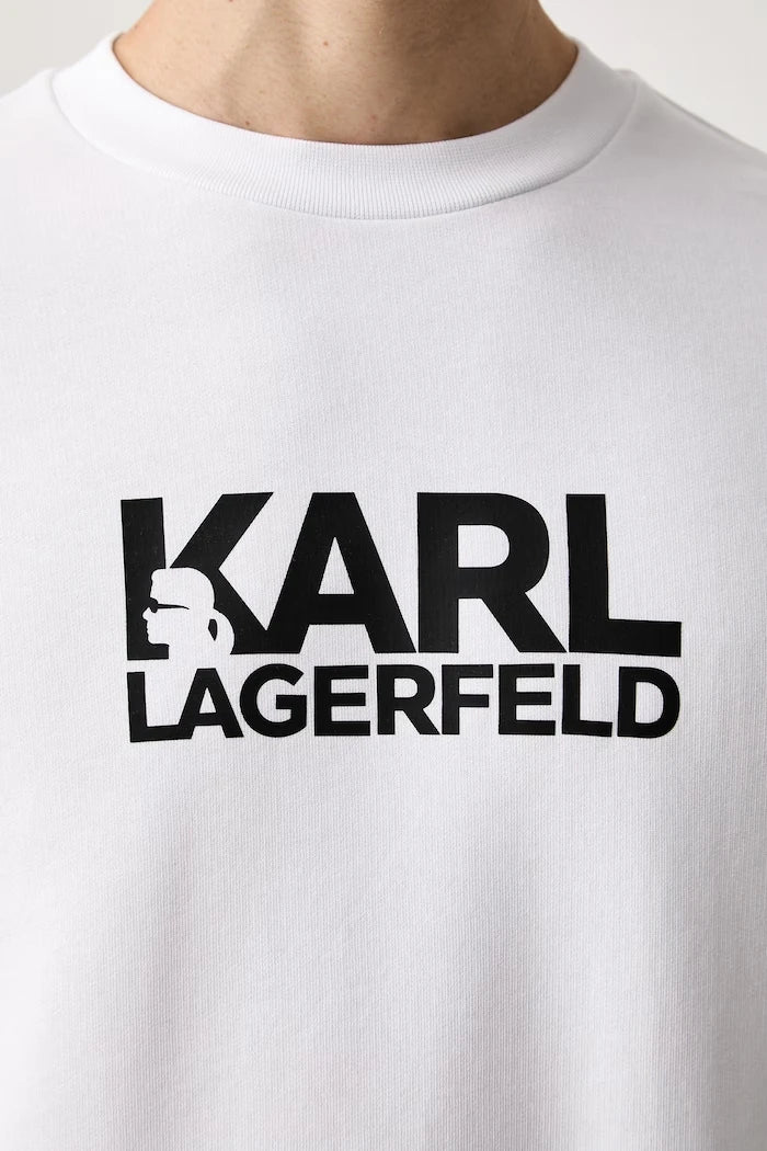 Karl Lagerfeld erkek pamuklu sweatshirt