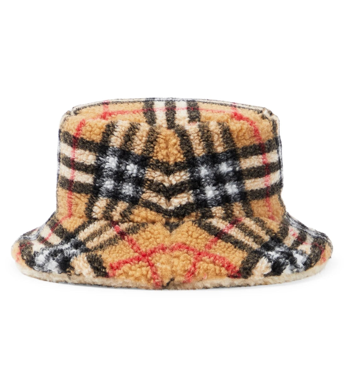 Burberry Kids - Burberry Check fleece bucket hat