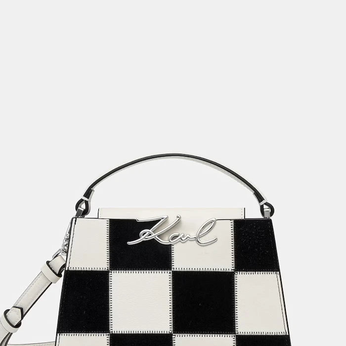 Karl Lagerfeld чанта crossbody дамска от кожа K/SIGNATURE