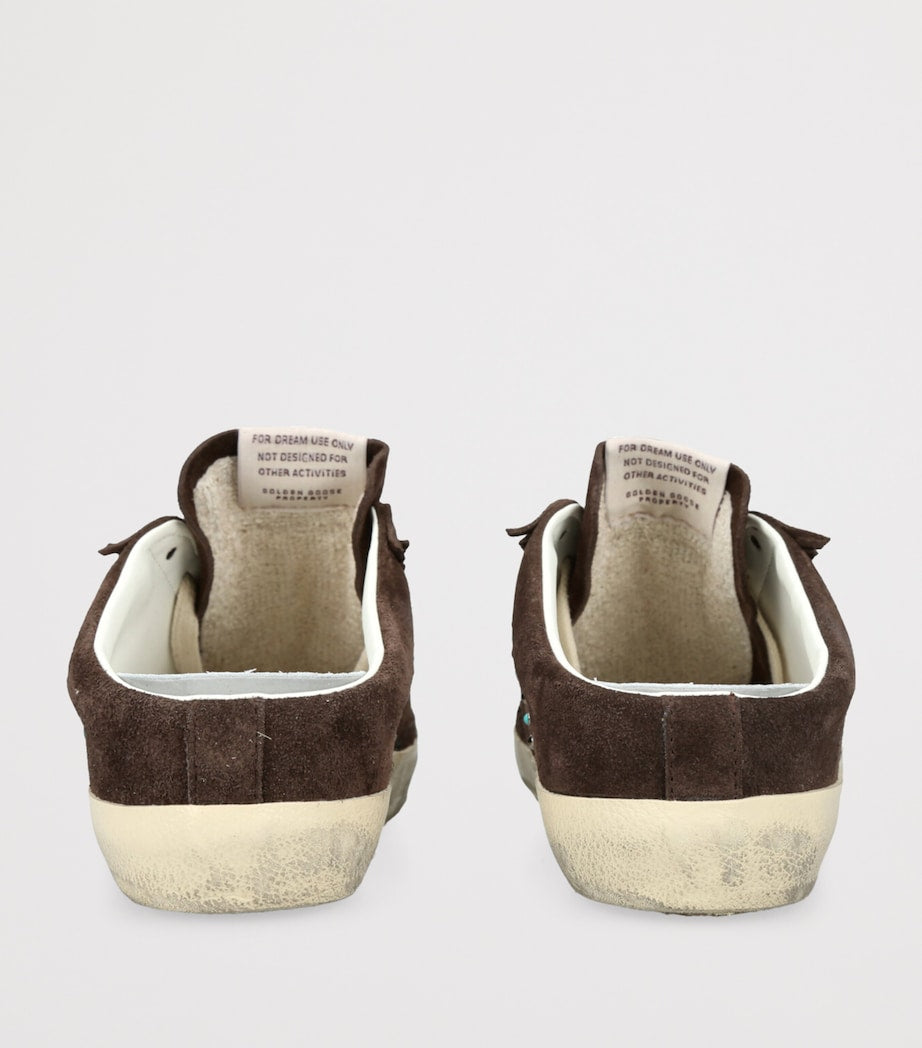 Brown Suede Super-Star Sabot Sneakers