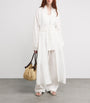 Eleventy White x Harrods Linen Embroidered Kimono