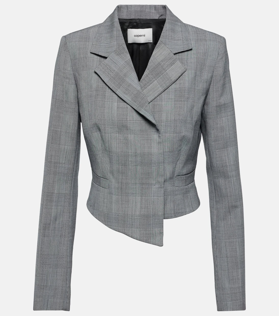 Coperni - Prince of Wales virgin wool blazer