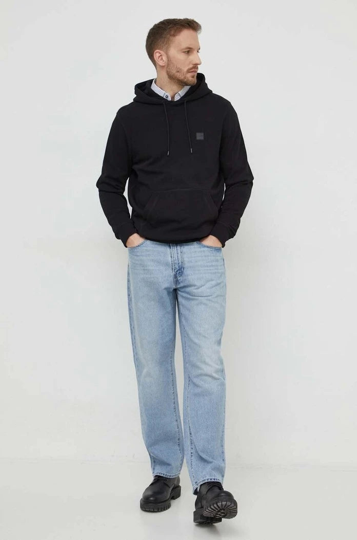BOSS Orange Kapüşonlu Erkek Pamuklu Sweatshirt Wetalk
