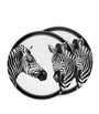 Set of Two Zebra Dinner Plates (26cm)