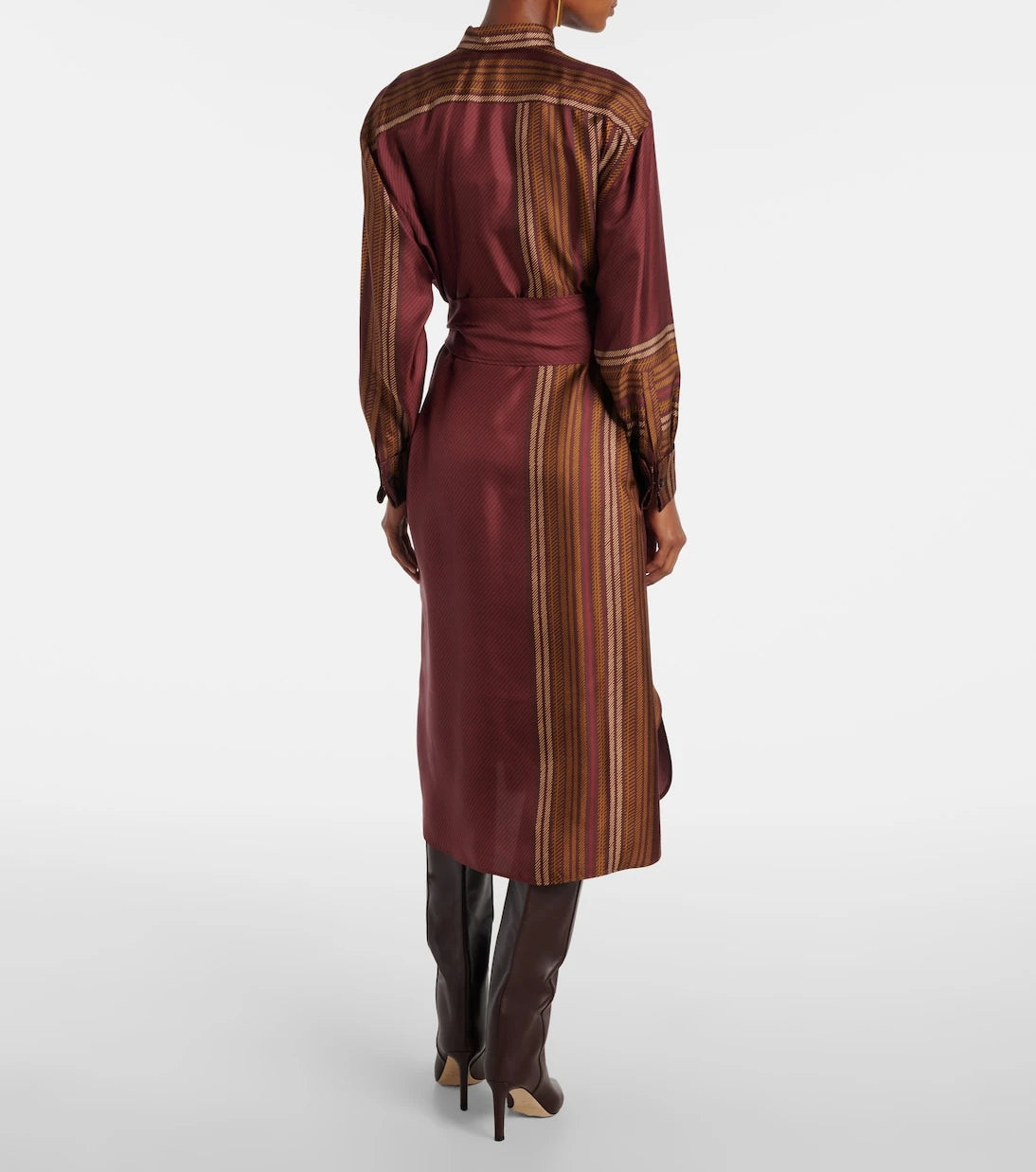Max Mara - Pietre printed silk wrap dress