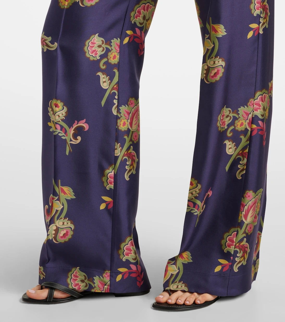 Etro - Silk palazzo pants