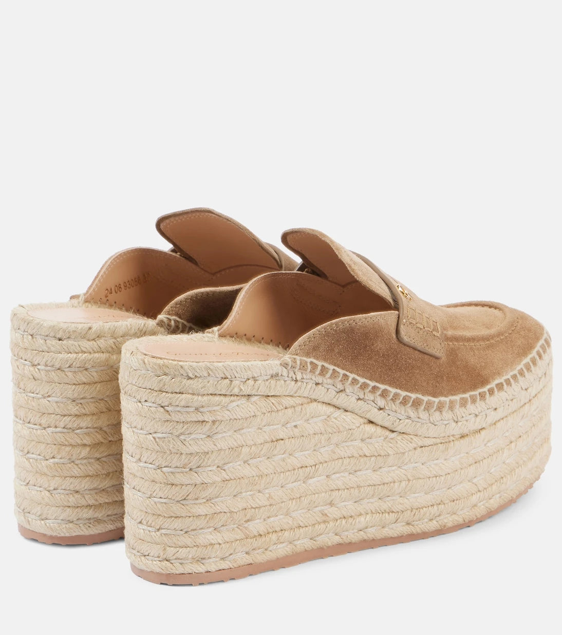 Gianvito Rossi - Suede espadrille wedges