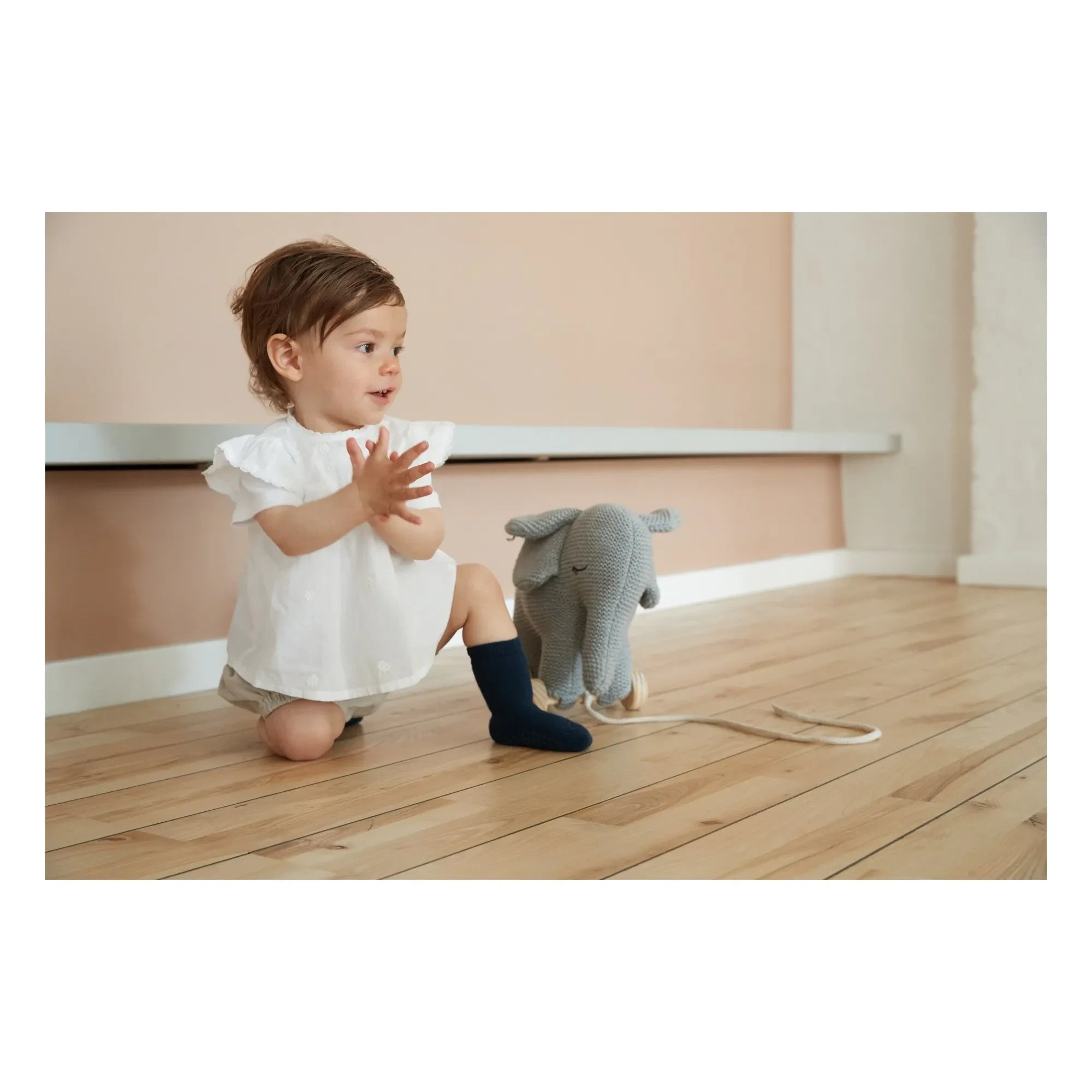 GOBABYGO - Non-Slip Cotton Socks | Navy blue