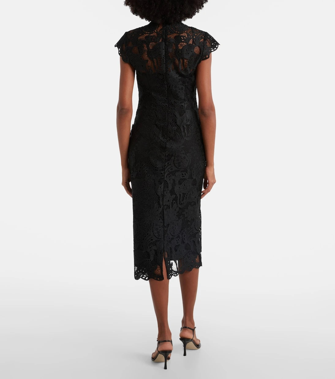 Staud - Rosaline guipure lace cocktail dress
