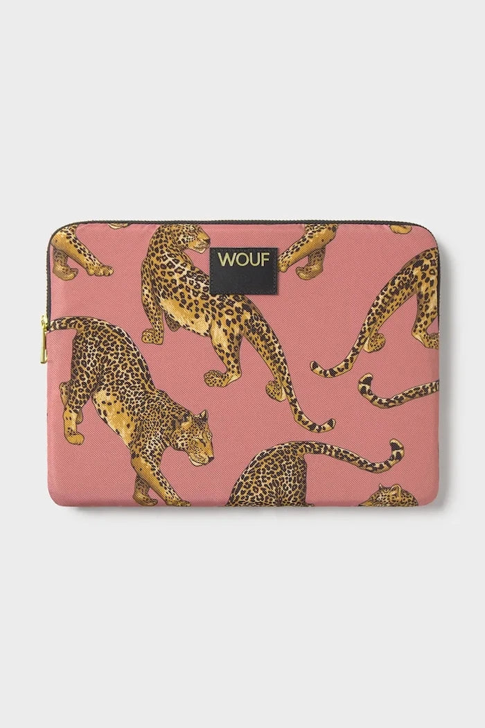 WOUF Blush Leopard 29 x 21 x 2 cm Laptop Kılıfı
