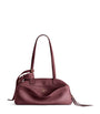 Balenciaga Red Small Leather Carrie Bowling Top-Handle Bag