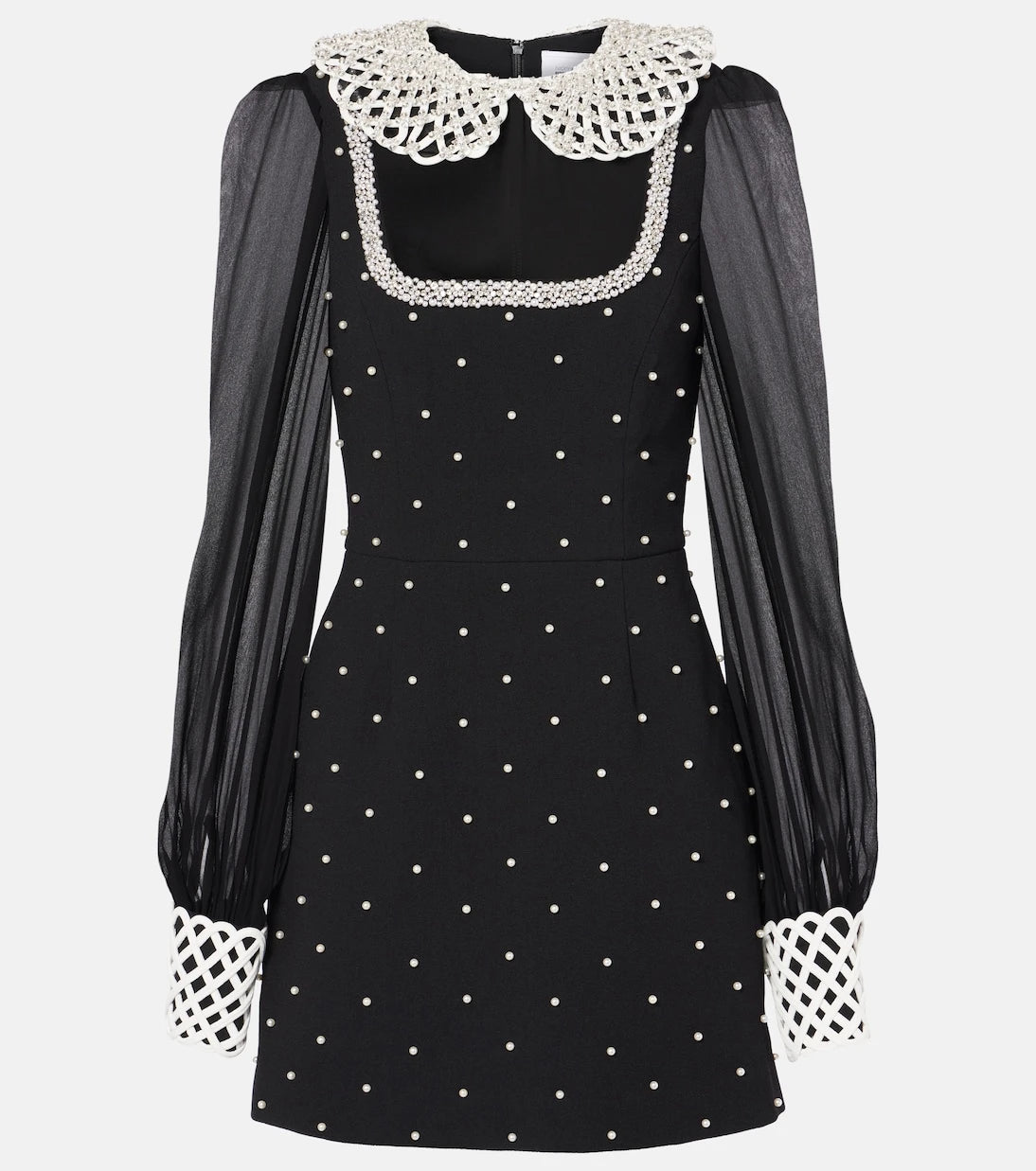 Rebecca Vallance - Alivia embellished crêpe minidress