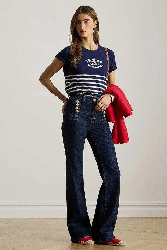 Lauren Ralph Lauren тениска дамска от памук
