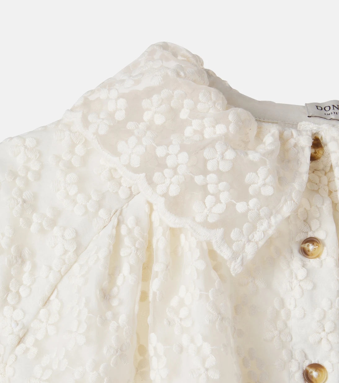 Donsje - Mailien floral cotton-blend shirt