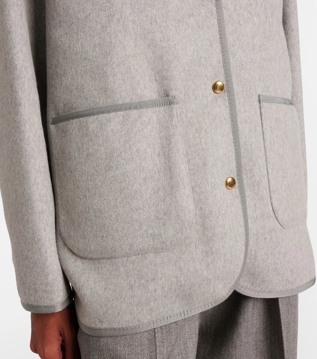 Moncler - Wool and cashmere down jacket