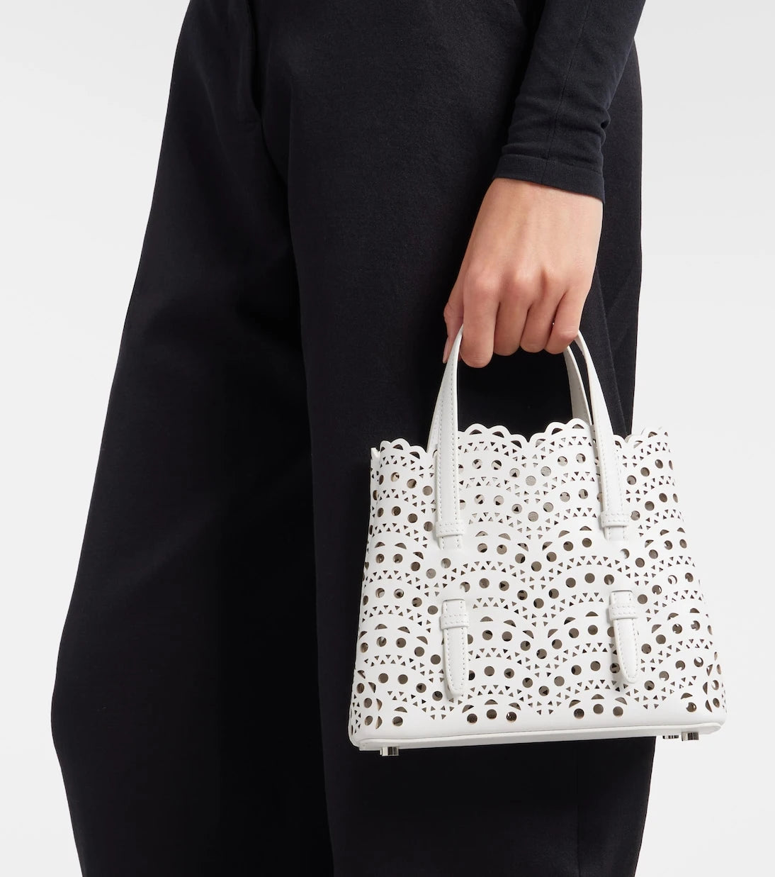 Alaïa - Mina 20 Vienne leather tote bag