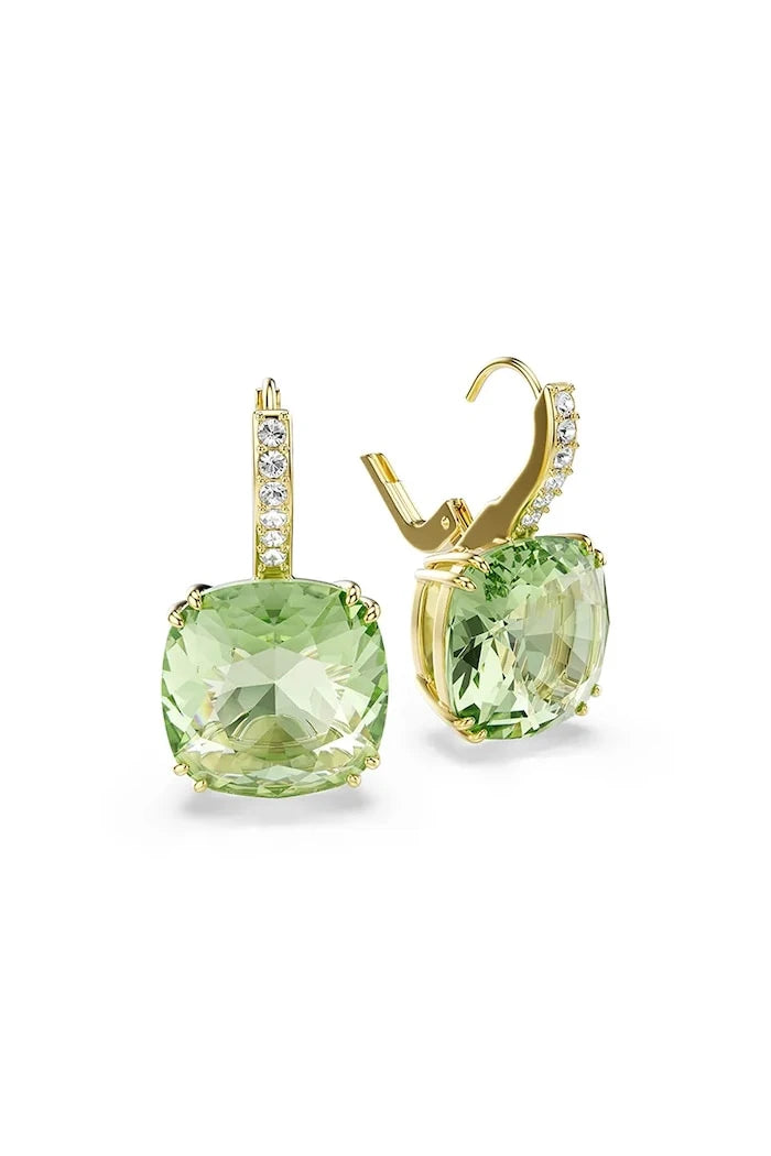 Swarovski kadın altın kaplama Swarovski kristalli MILLENIA küpeler