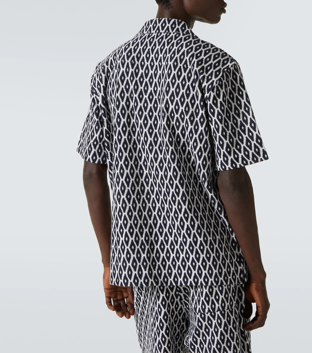 Orlebar Brown - Printed cotton-blend terry shirt
