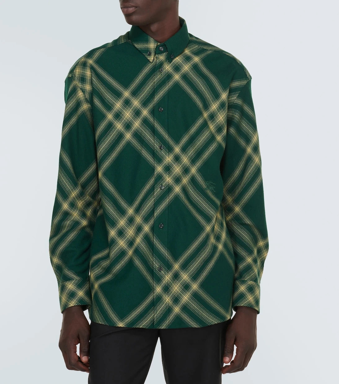 Burberry - Burberry check wool shirt