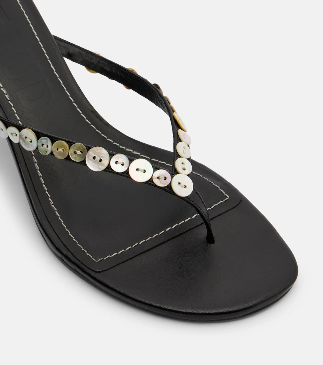 Staud - Freja leather thong sandals