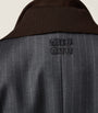 Miu Miu Grey Wool Pinstripe Blazer