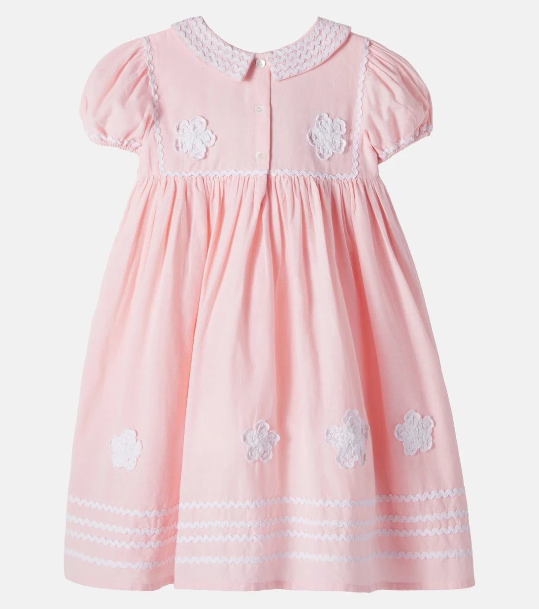 Bebe Organic - Lucy embroidered cotton-blend dress