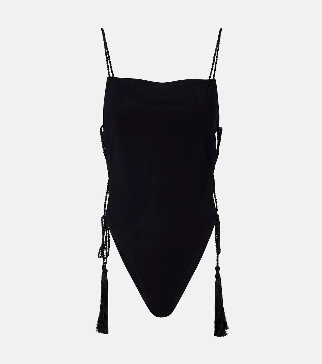 Alaïa - Tassel lace-up swimsuit