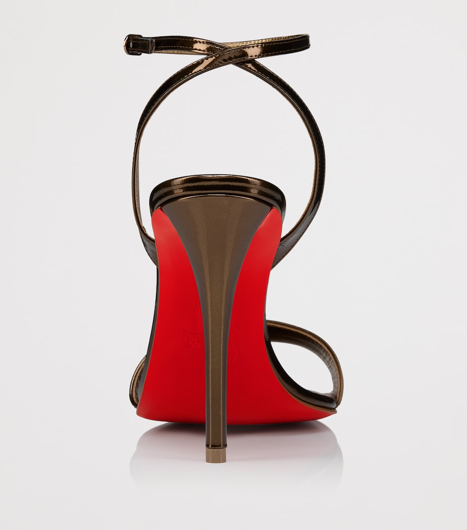 Miss Z Patent Leather Heeled Sandals 100