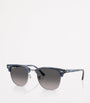Ray-Ban Blue RB3016 Clubmaster Square Sunglasses