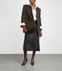 Demellier Brown Medium Suede New York Tote Bag