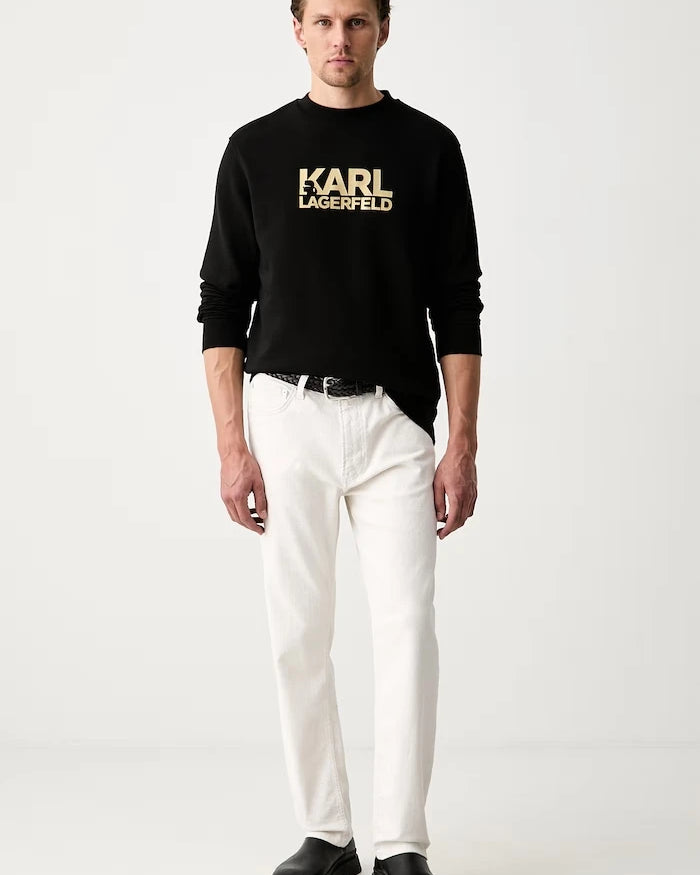 Karl Lagerfeld erkek pamuklu sweatshirt