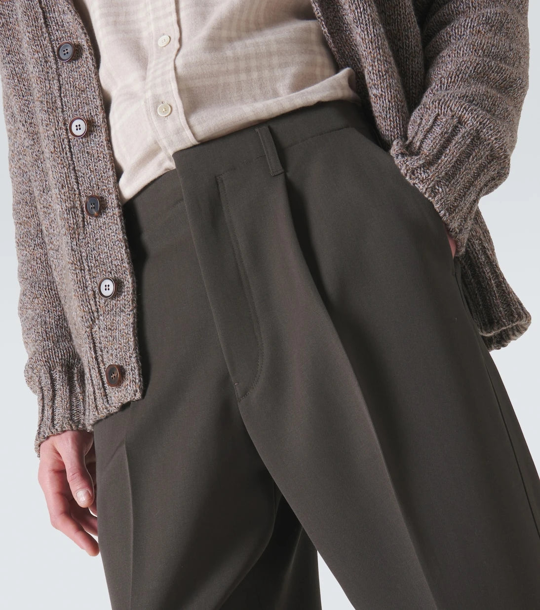 Zegna - Wool straight pants