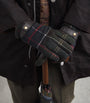 Leather-Wool Newbrough Tartan Gloves