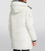 Canada Goose White Down-Filled Expedition Hooded Parka