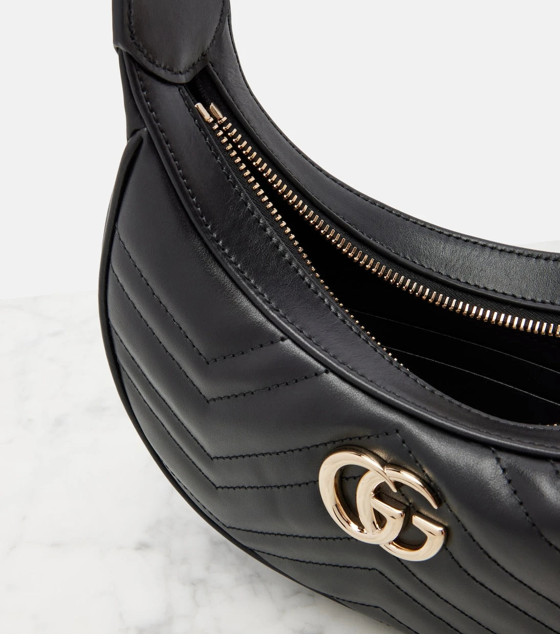 Gucci - GG Marmont Small leather shoulder bag