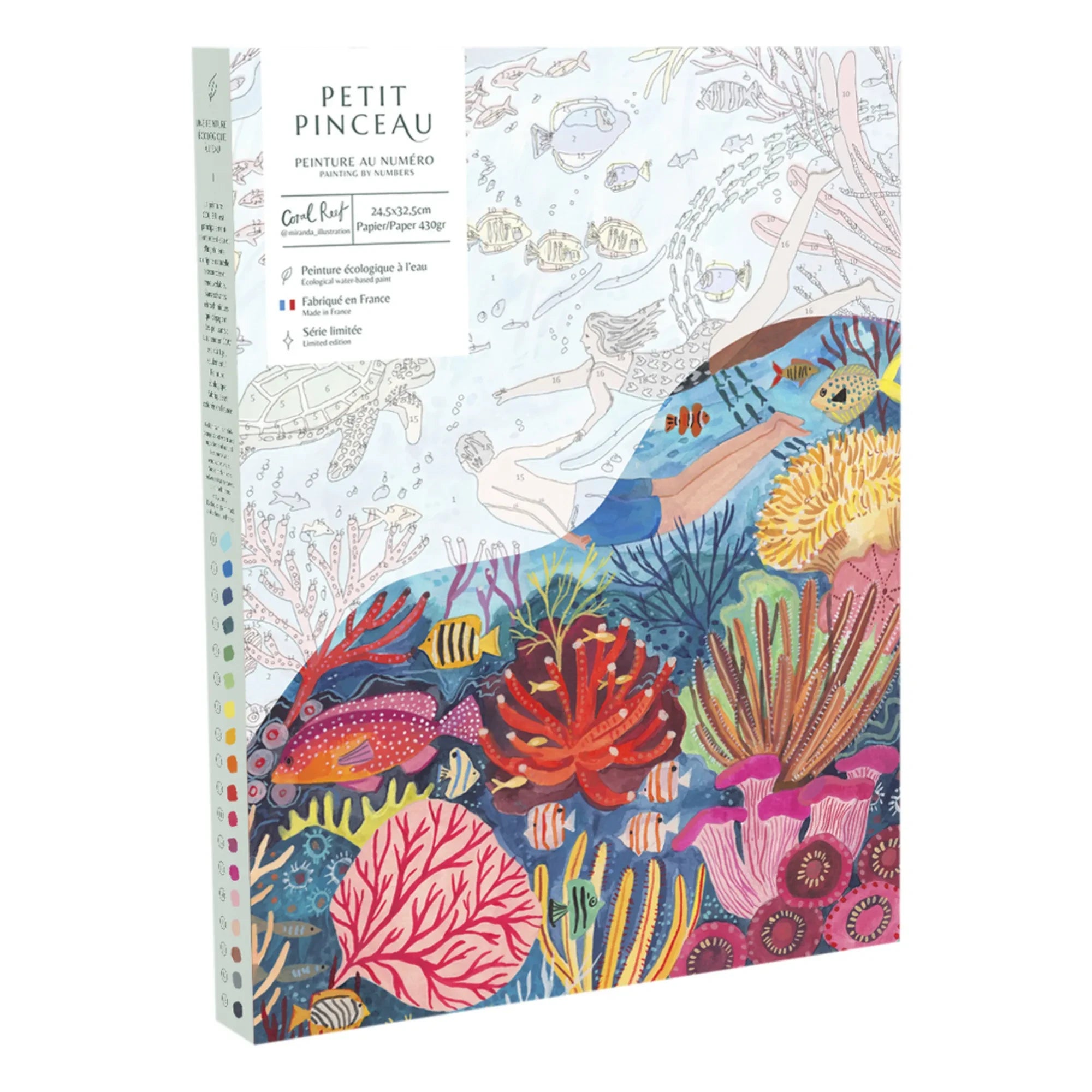La Petite Épicerie - Number painting kit - Coral Reef