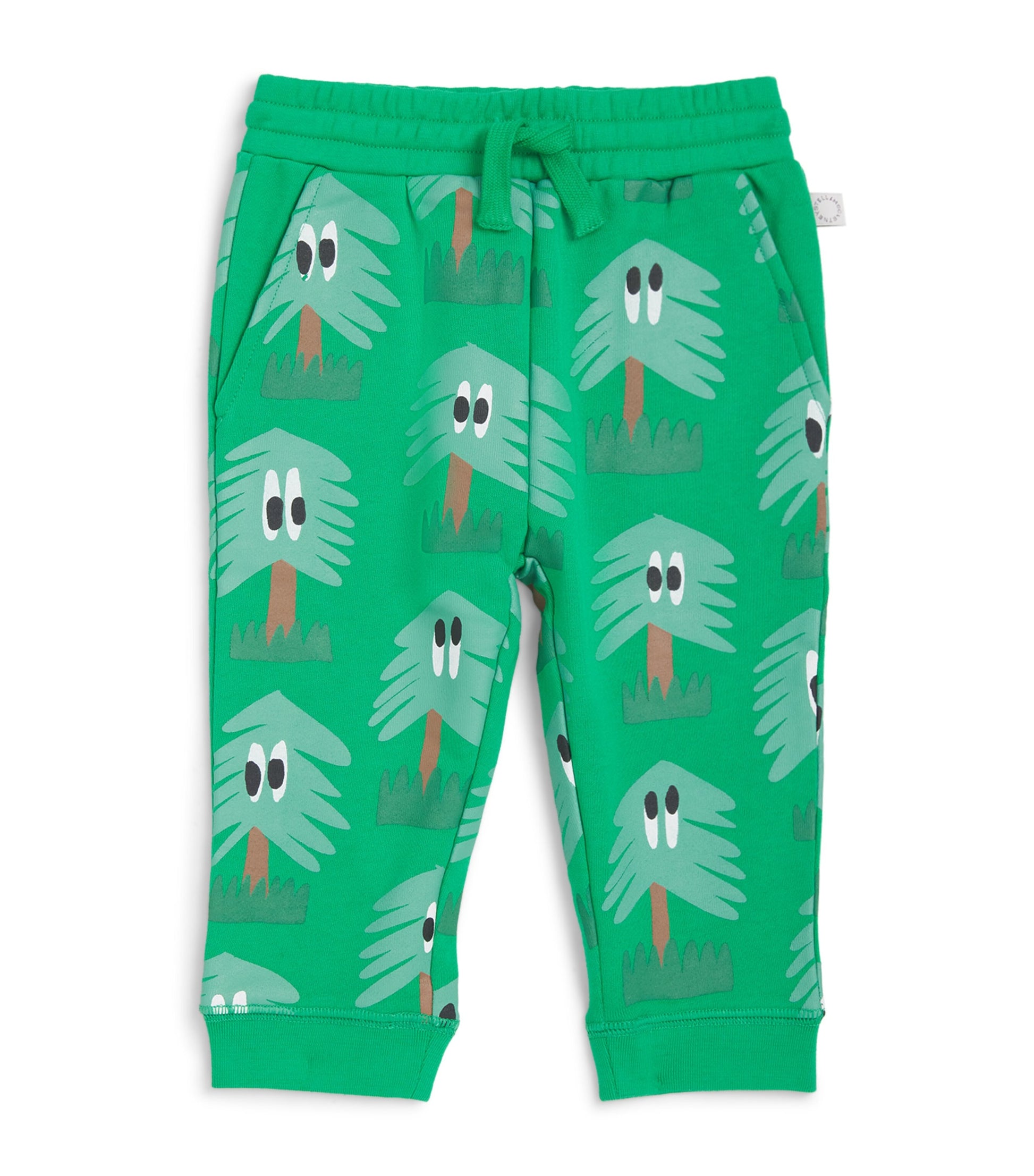 Stella McCartney Kids Cotton Tree Print Sweatpants (3-36 Months)