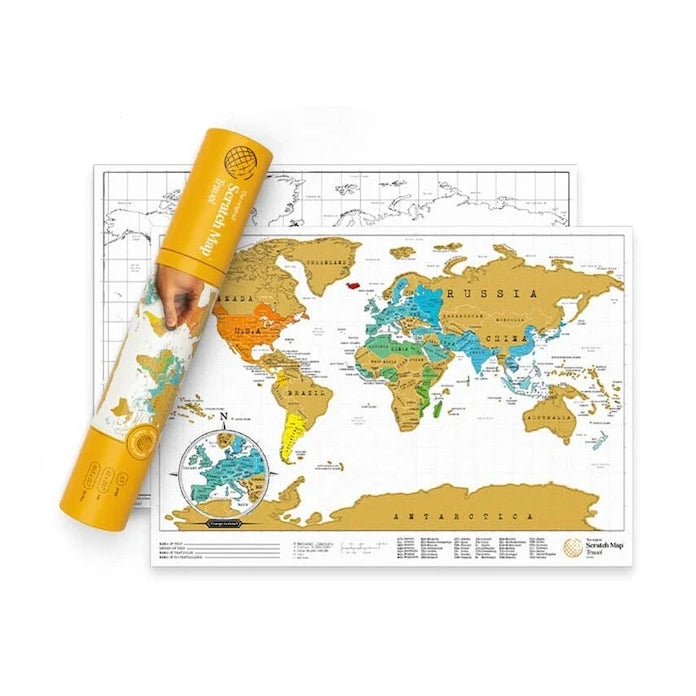 Скреч карта Luckies of London Scratch Map® Travel Edition