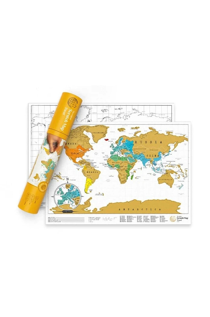 Скреч карта Luckies of London Scratch Map® Travel Edition