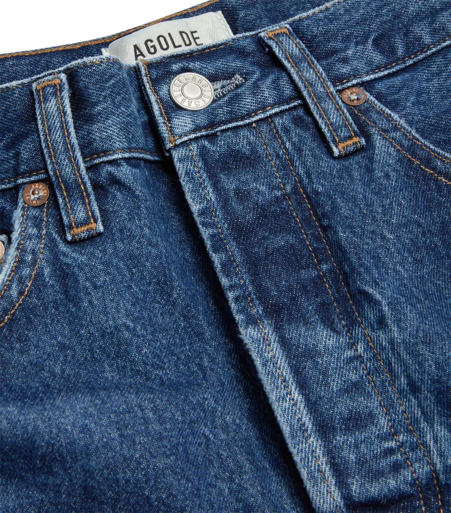 Blue Parker Long Shorts