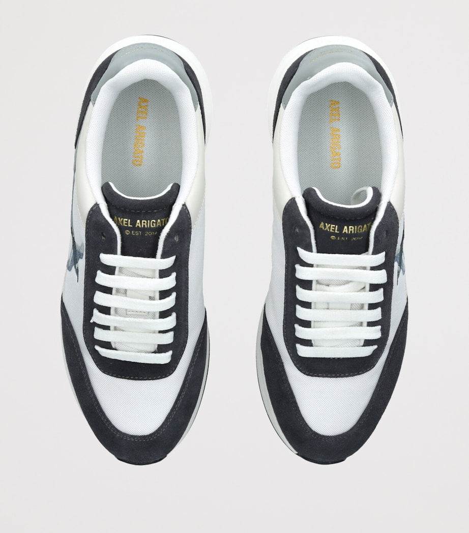 White Suede Genesis Neo Bird Runner Sneakers