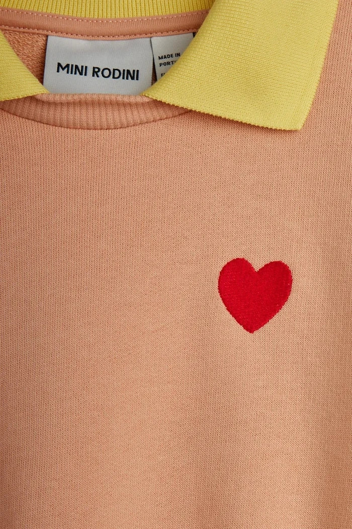 Детски памучен суичър Mini Rodini Heart
