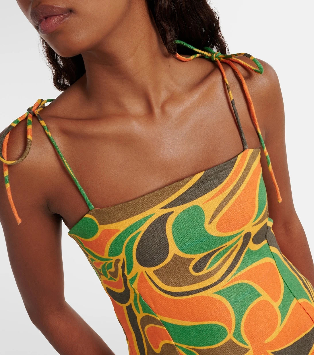 Faithfull - Ysla printed linen minidress