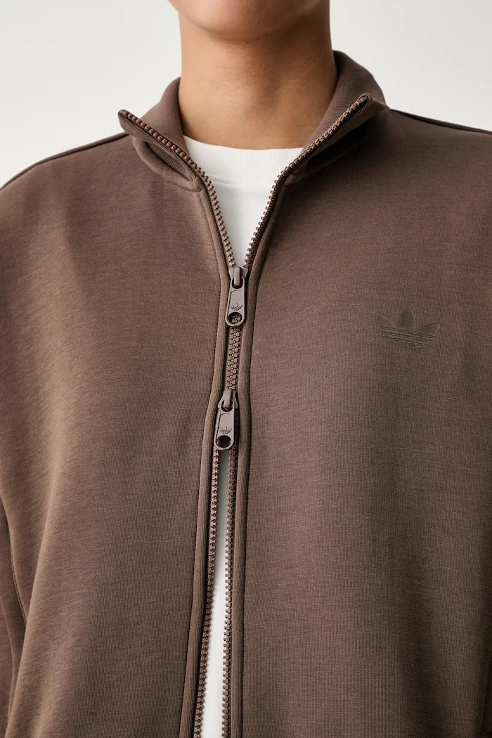 adidas Originals fermuarlı kadın pamuklu Spacer sweatshirt
