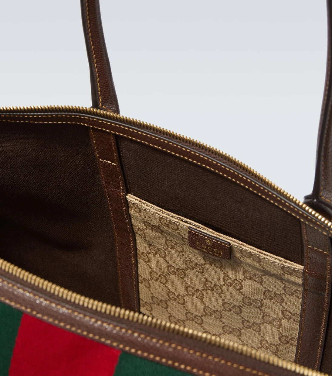 Gucci - GG Web Stripe Medium duffel bag