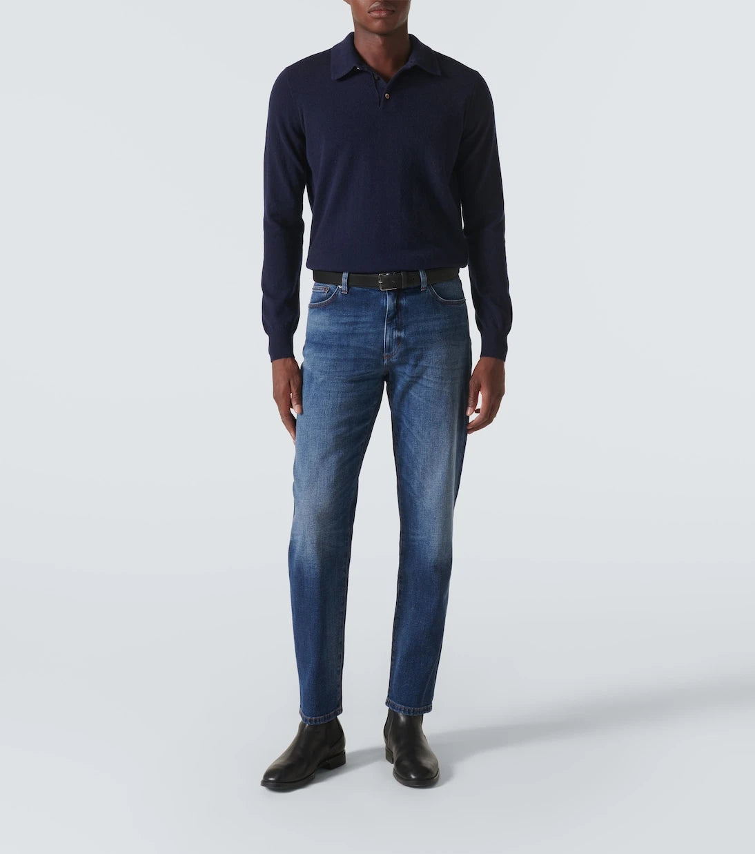 Zegna - جينز سكيني متوسط الارتفاع