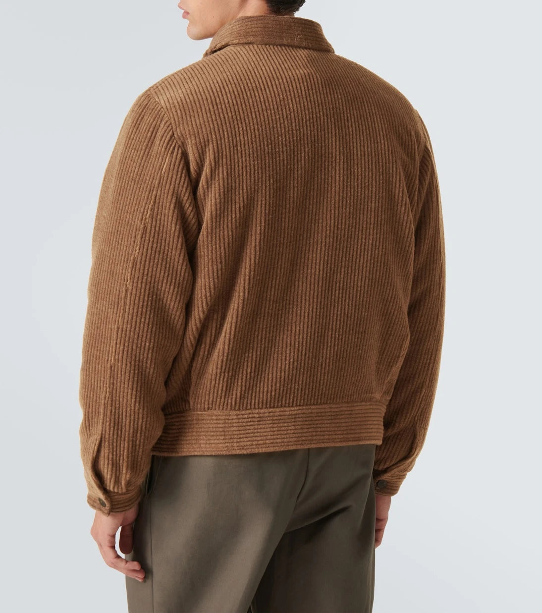 Giorgio Armani - Wool and cashmere velvet blouson